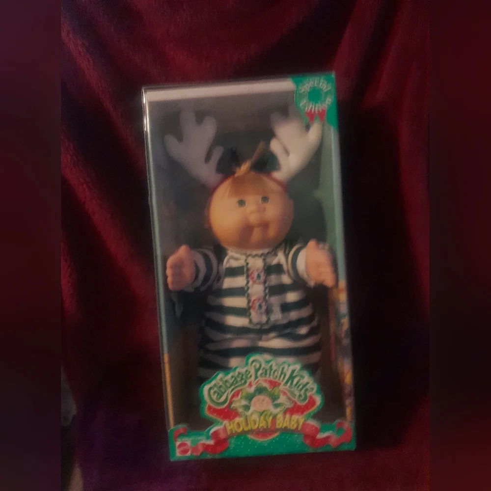 New Vintage 1998 Special Edition Cabbage Patch Hoilday Baby NIB